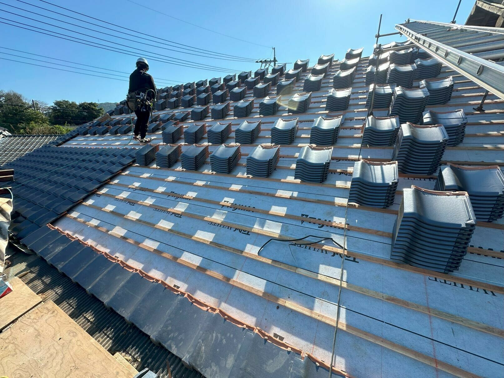 屋根工事 瓦工事 石州瓦 柳井市 平生町 田布施町 サカモト瓦店