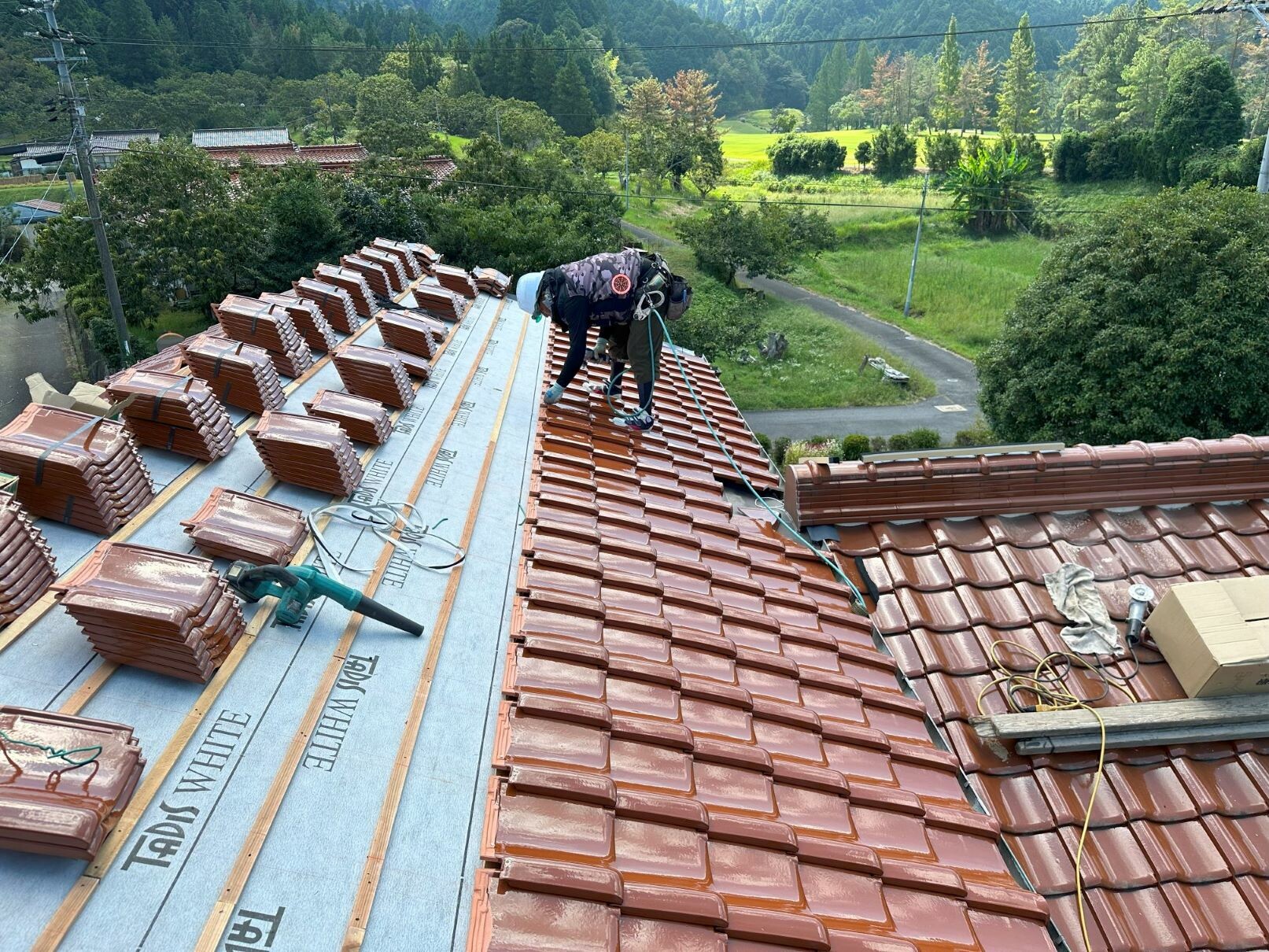 瓦葺き 石州瓦 サカモト瓦店 平生町 柳井市 岩国市 周防大島町 田布施町